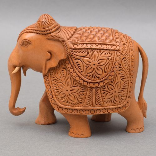 WOODEN CARVED ELEPHANT