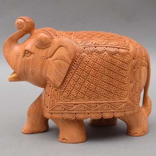WOODEN CARVED ELEPHANT