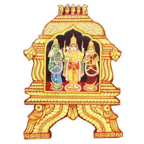 MURUGAN VALLI DEIVANAI TEMPLE PAINTING