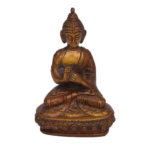 BRASS BUDDHA IDOL