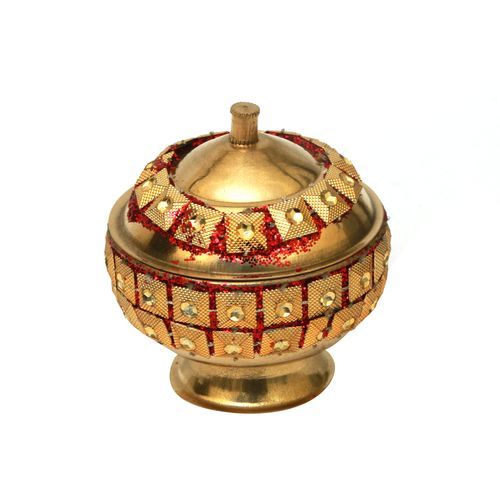 BRASS KUMKUM BOX