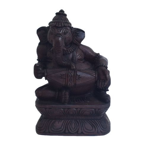 VAAGAI WOOD MUSICAL GANESHA
