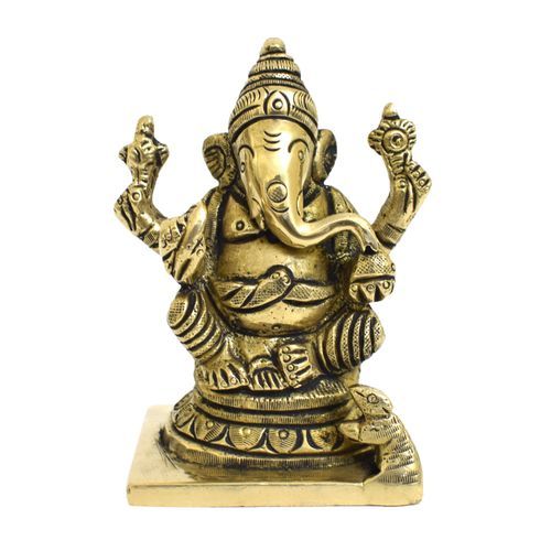 BRASS GANESHA IDOL