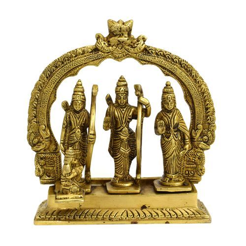 BRASS RAMA DARBAR IDOL