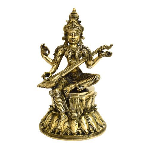 BRASS SARASWATHI IDOL