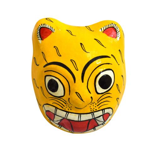 HANDCRAFTED TIGER CHERIYAL PAINTING MASK