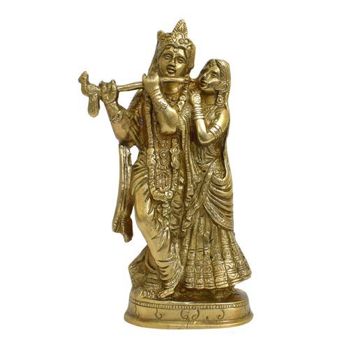 BRASS RADHA KRISHNA IDOL