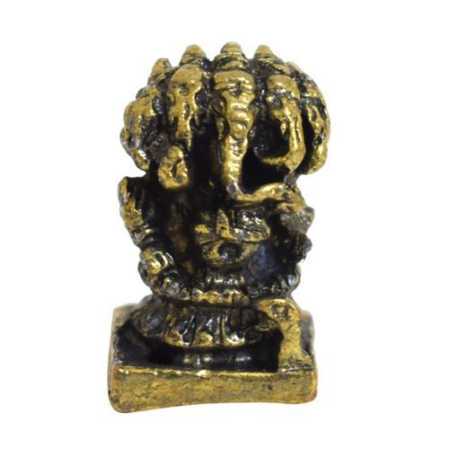 BRASS PANCHAMUKHI GANESHA IDOL