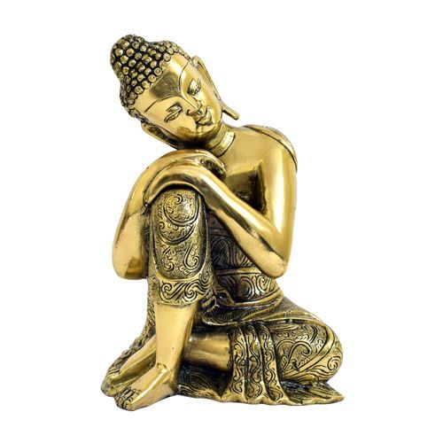 BRASS BUDDHA IDOL