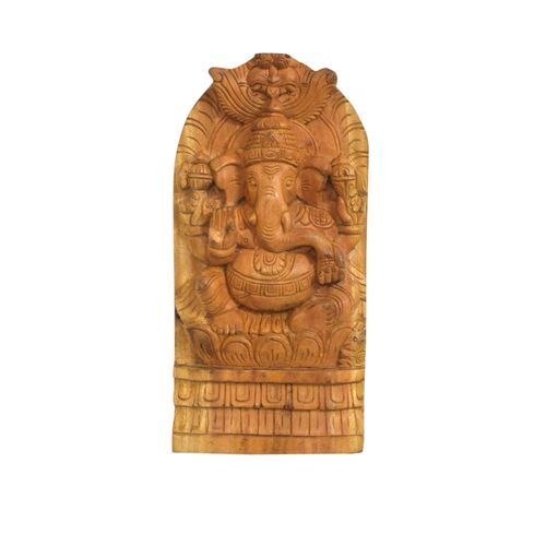 VAAGAI WOOD GANESHA WALL HANGING