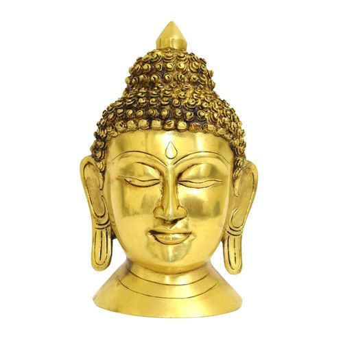 BRASS BUDDHA HEAD