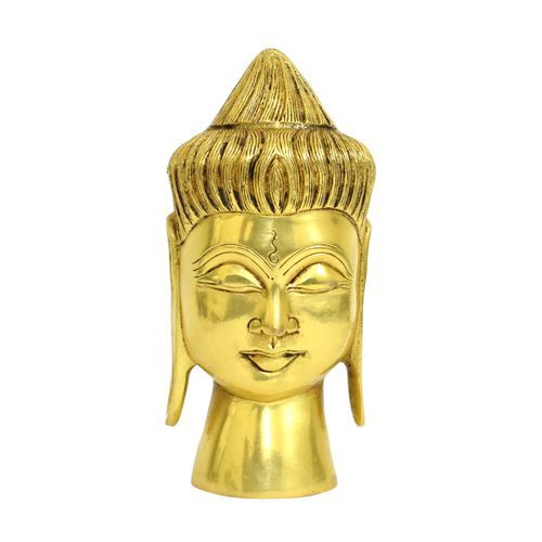 BRASS BUDDHA HEAD