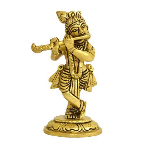 BRASS KRISHNA IDOL