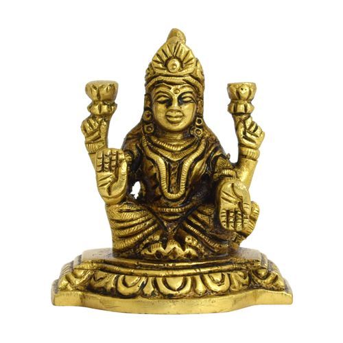 BRASS LAKSHMI IDOL
