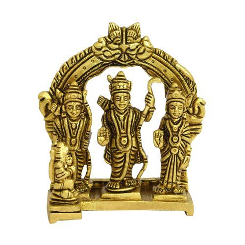BRASS RAMA DARBAR IDOL