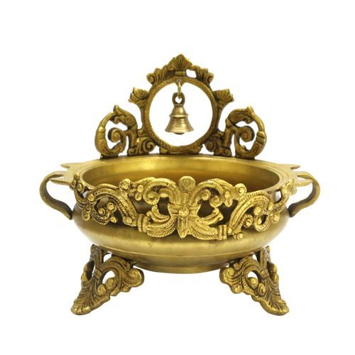 BRASS URLI WITH BELL