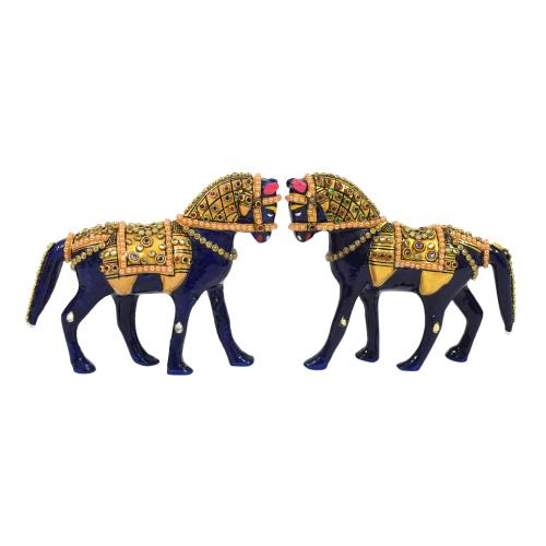 HORSE WITH MEENAKARI WORK FOR HOME DECOR