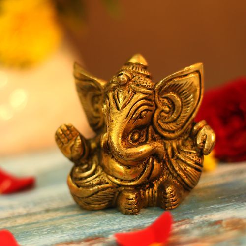 BRASS GANESHA IDOL