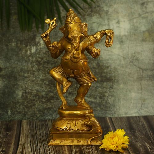 BRASS GANESHA IDOL