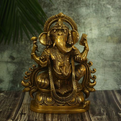 BRASS GANESHA IDOL
