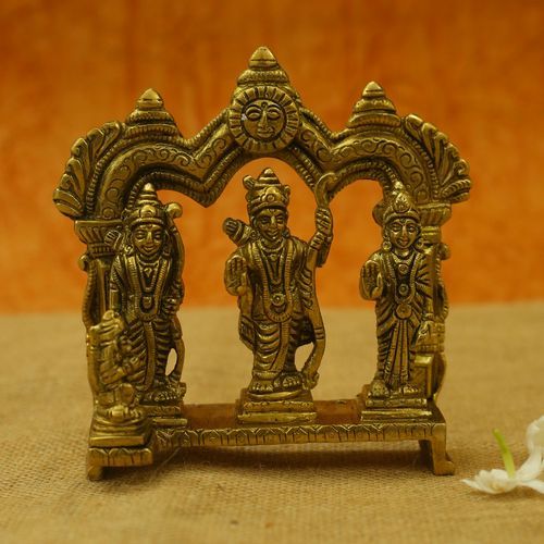 BRASS RAMA DARBAR IDOL