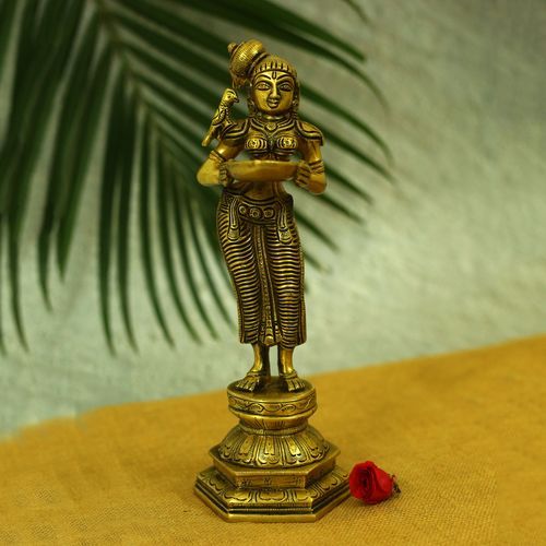 BRASS DEEPA LAKSHMI IDOL