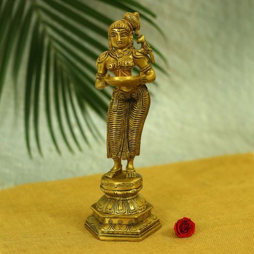 BRASS DEEPA LAKSHMI IDOL