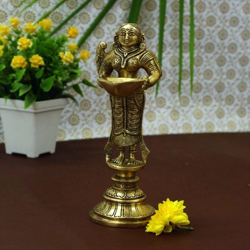 BRASS DEEPA LAKSHMI IDOL