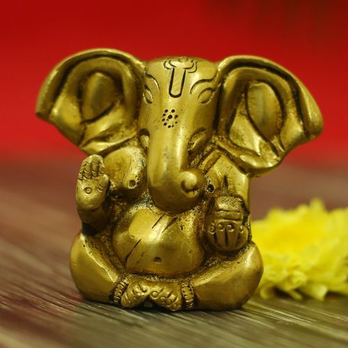 BRASS APPU GANESHA IDOL