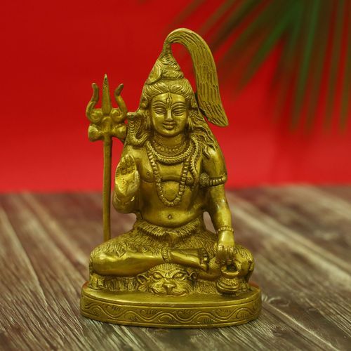 BRASS SHIVA IDOL