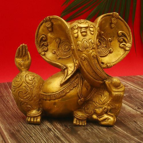 BRASS MODERN GANESHA IDOL