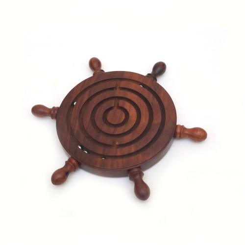 WOODEN LABYRINTH BOARD GAME