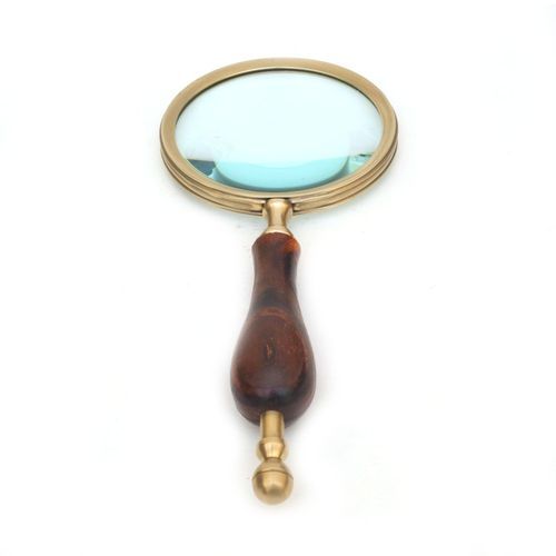 BRASS HAND MAGNIFIER