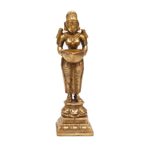 BRASS DEEPA LAKSHMI IDOL
