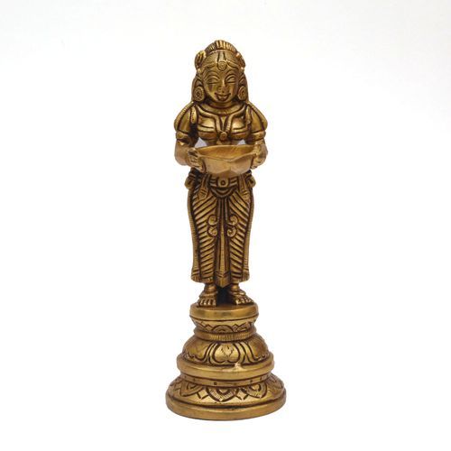 BRASS DEEPA LAKSHMI IDOL