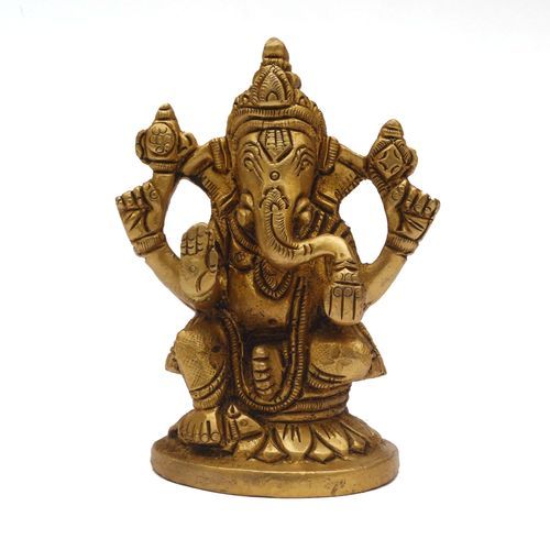 BRASS GANESHA IDOL