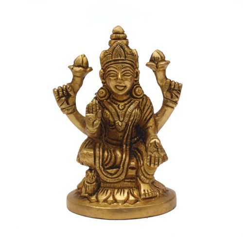 BRASS LAKSHMI IDOL