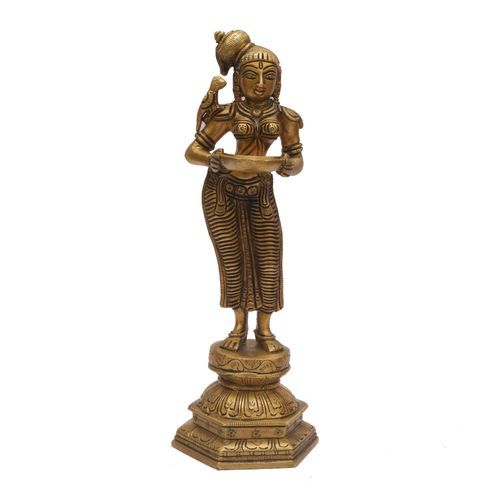 BRASS DEEPA LAKSHMI IDOL