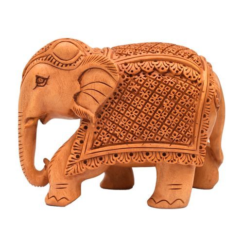 WOODEN CARVED ELEPHANT