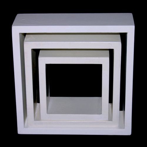 WDN. SQUARE WALL SELF SET OF 3 PCS