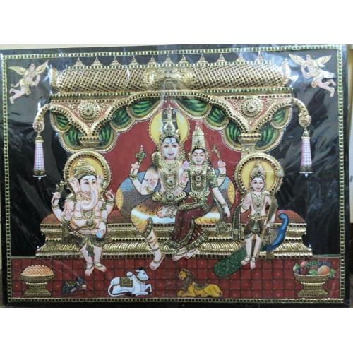Gold Plated Multicolor Tanjore painting 