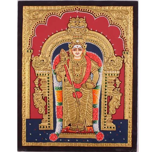 Gold Plated Multicolor Tanjore painting 