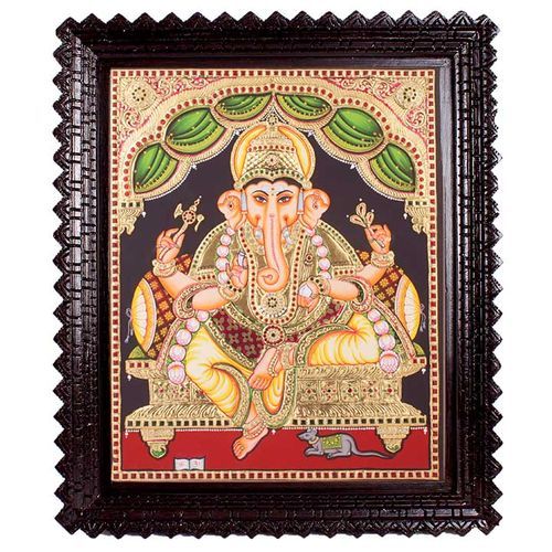 Gold Plated Multicolor Tanjore painting 