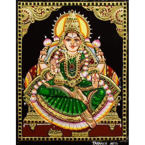 TANJORE PAINTING DHANA LAKSHMI