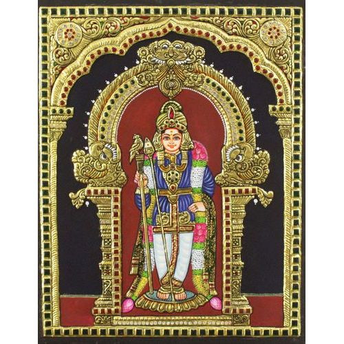 TANJORE PAINTING MURUGAN