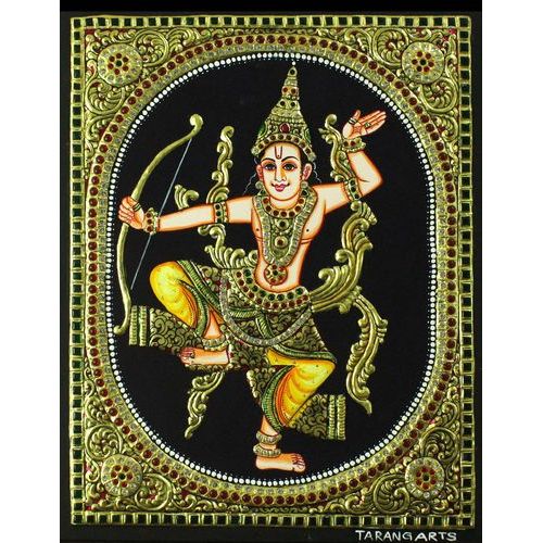 TANJORE PAINTING INDONESIAN RAMA