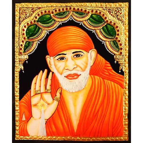 TANJORE PAINTING SAI BABA