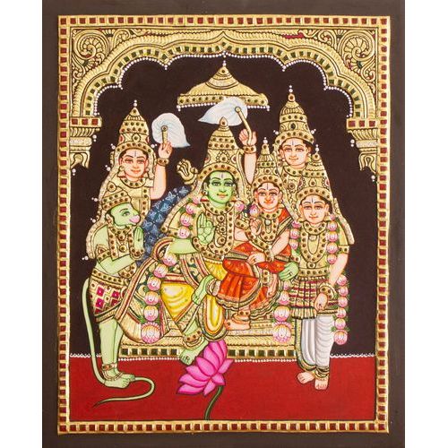 TANJORE PAINTING RAMAR PATTABHISHEGAM