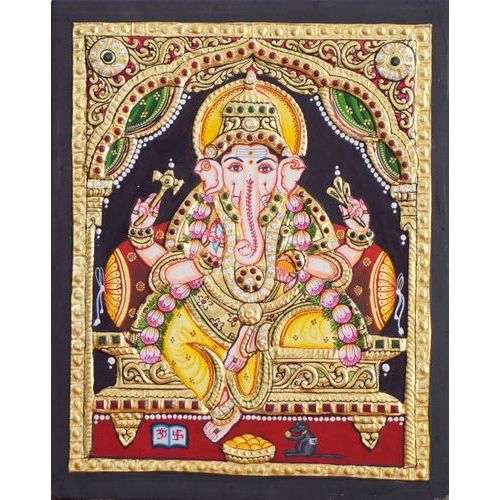 TANJORE PAINTING GANESHA