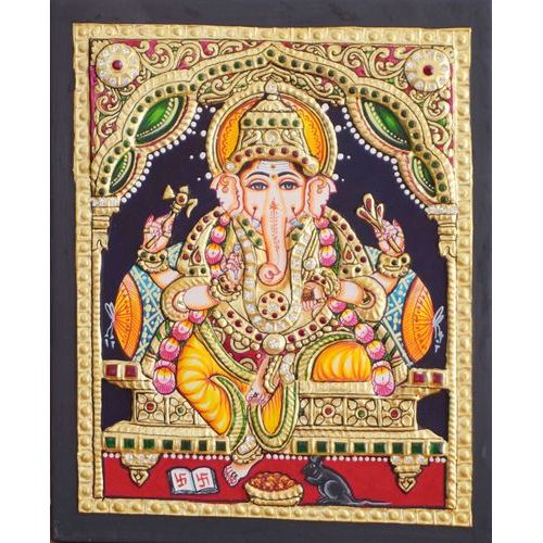 TANJORE PAINTING GANESHA